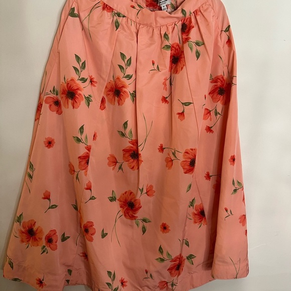 Old Navy Peach Floral Midi Skirt - Picture 4 of 6
